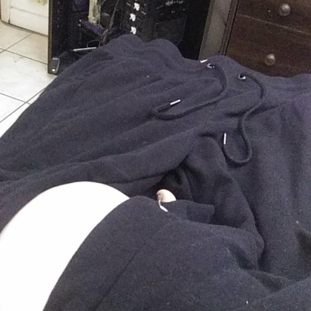 Black yoga pants XL
